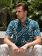 GAVYN R/FIT SHORT SLEEVE SHIRT (TURQUOISE)